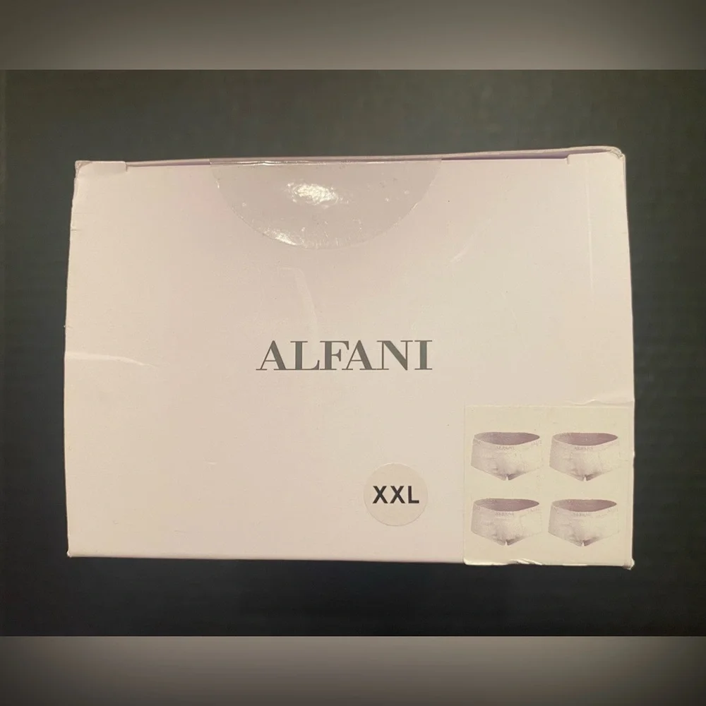 Alfani Men’s 4 Pack Briefs in White Size XXL 41-43‎ NWT